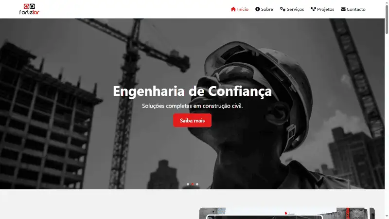 Site Institucional Fortelar