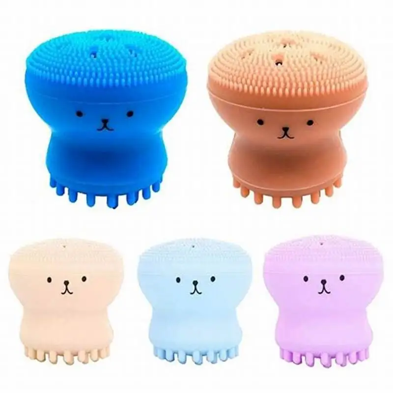 Escova para limpeza de rosto estilo polvo