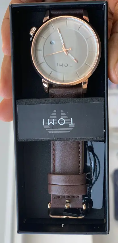 Relógio Tomi Grey Round