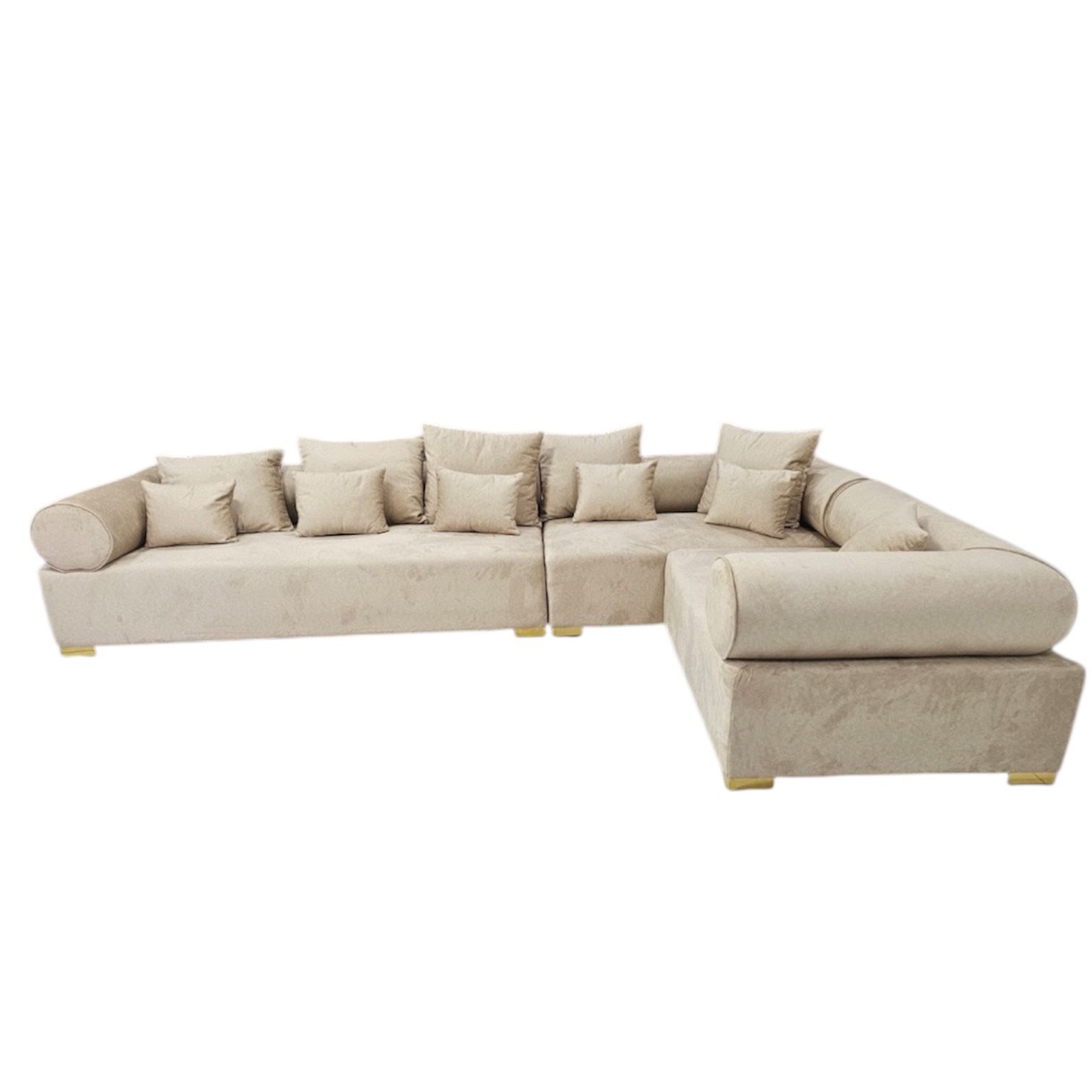 Sofá L Premium Camurça