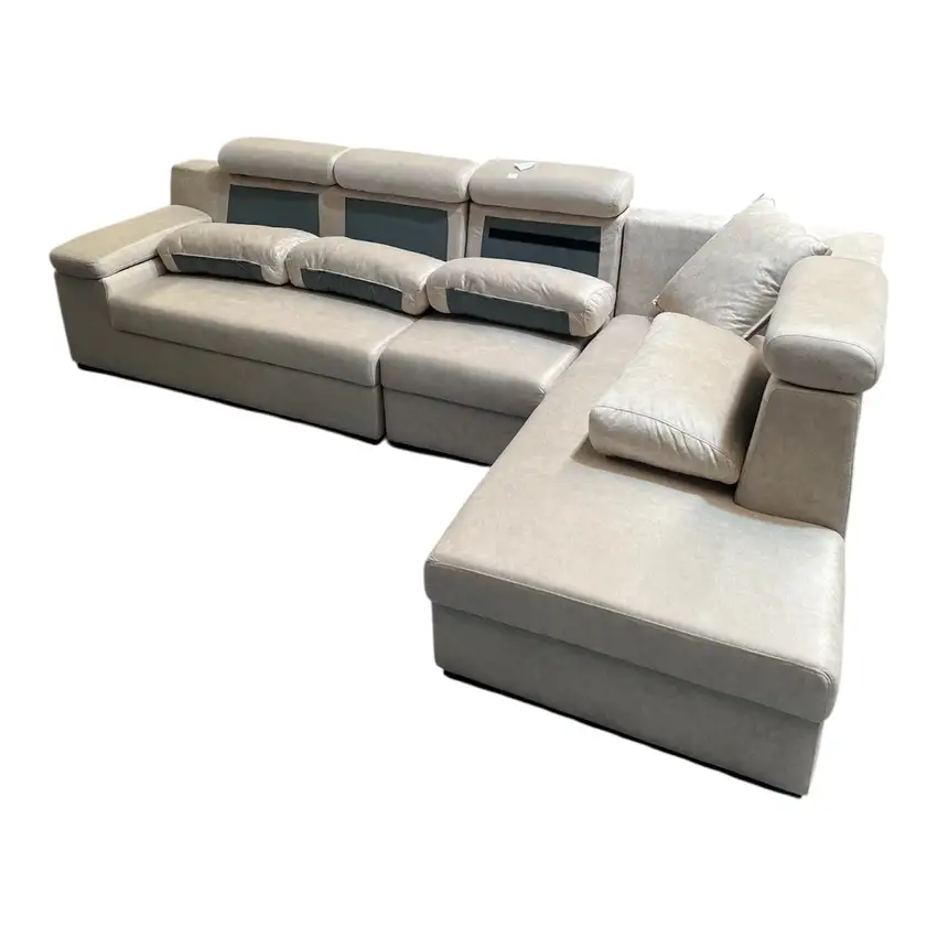 Sofá L Elegance Cream