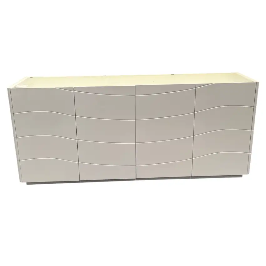 Aparador Wave Lux Branco Alto Brilho