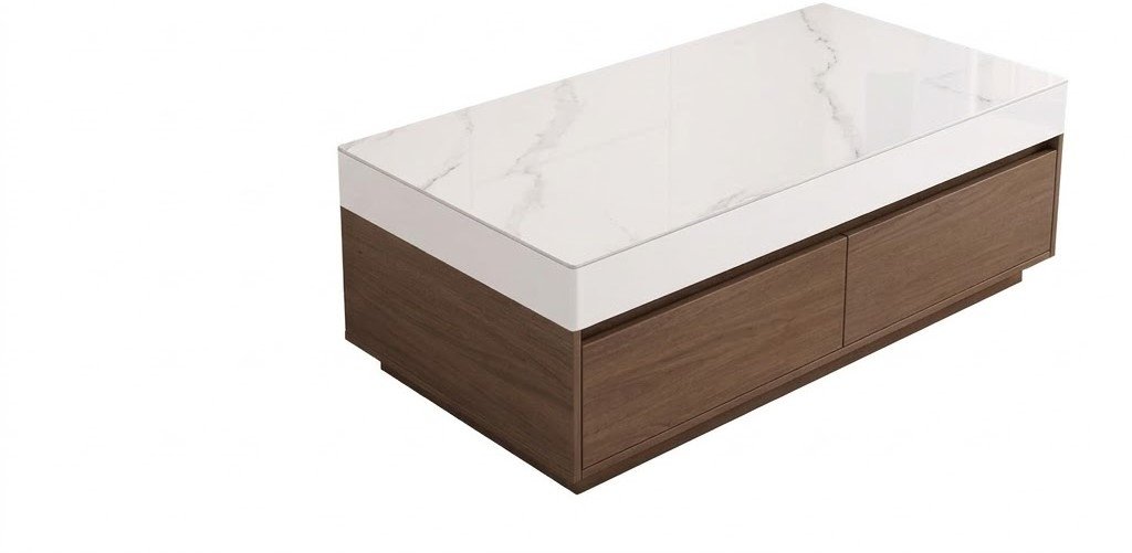 Mesa de Centro Modern Marble Slim