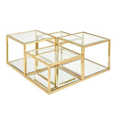 Mesa de Centro Lux Gold Modular