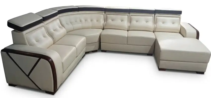 Sofá Modular em L Luxor Premium Bege