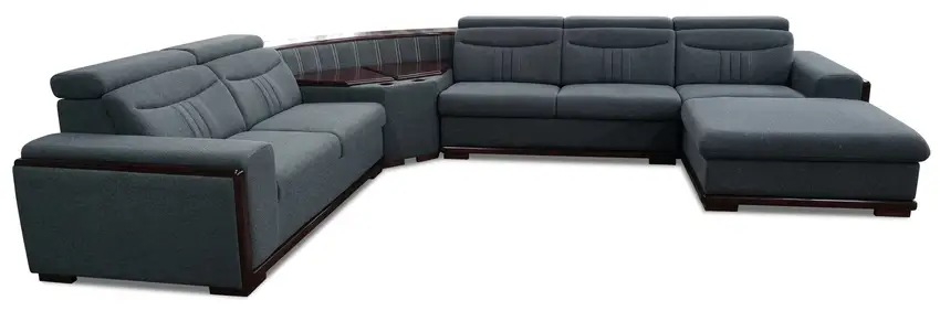 Sofá Modular em L Executive Comfort Grafite