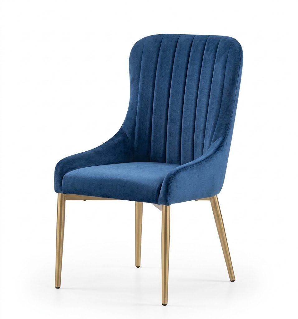 Cadeira Lux Velvet Gold