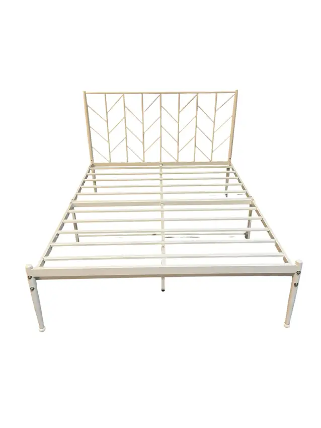 Cama de Casal Elegance Metal Leaf