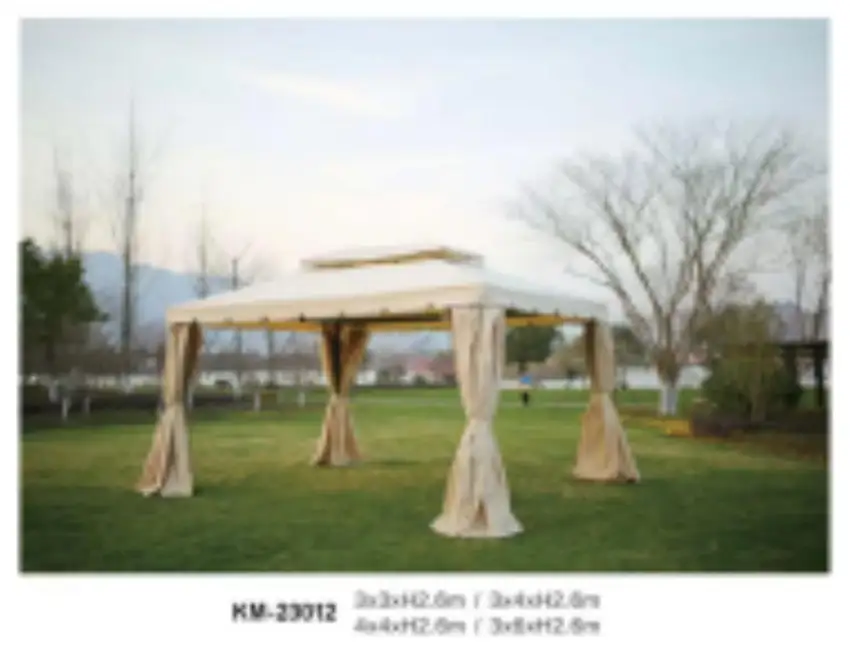 Tenda Gazebo de Jardim com Cortinas